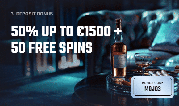 Playmojo Third Deposit Bonus